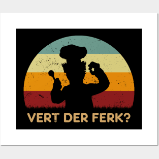 Retro Sunset - Vert Der Ferk Posters and Art